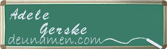 Adele Gerske Visitenkarte